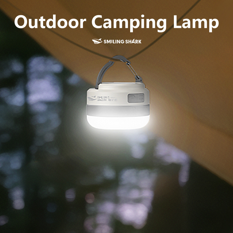 SMILING-SHARK-Multifunctional-Portable-Adjustable-Lantern-Outdoor-Camping-Tent-Light-Rechargeable-Em-2015553